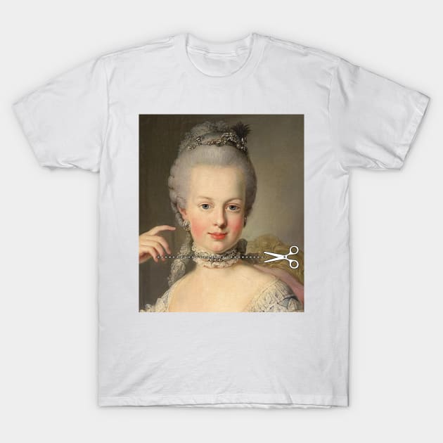 Marie Antoinette T-Shirt by valentinahramov